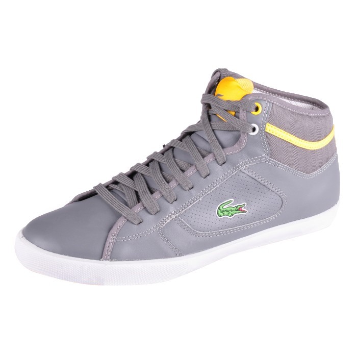 Lacoste Schuhe Camous SA SPM grey grau yellow gelb neu